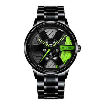 Creative 3D Rim Hub Wheel Car Men Sports Watches