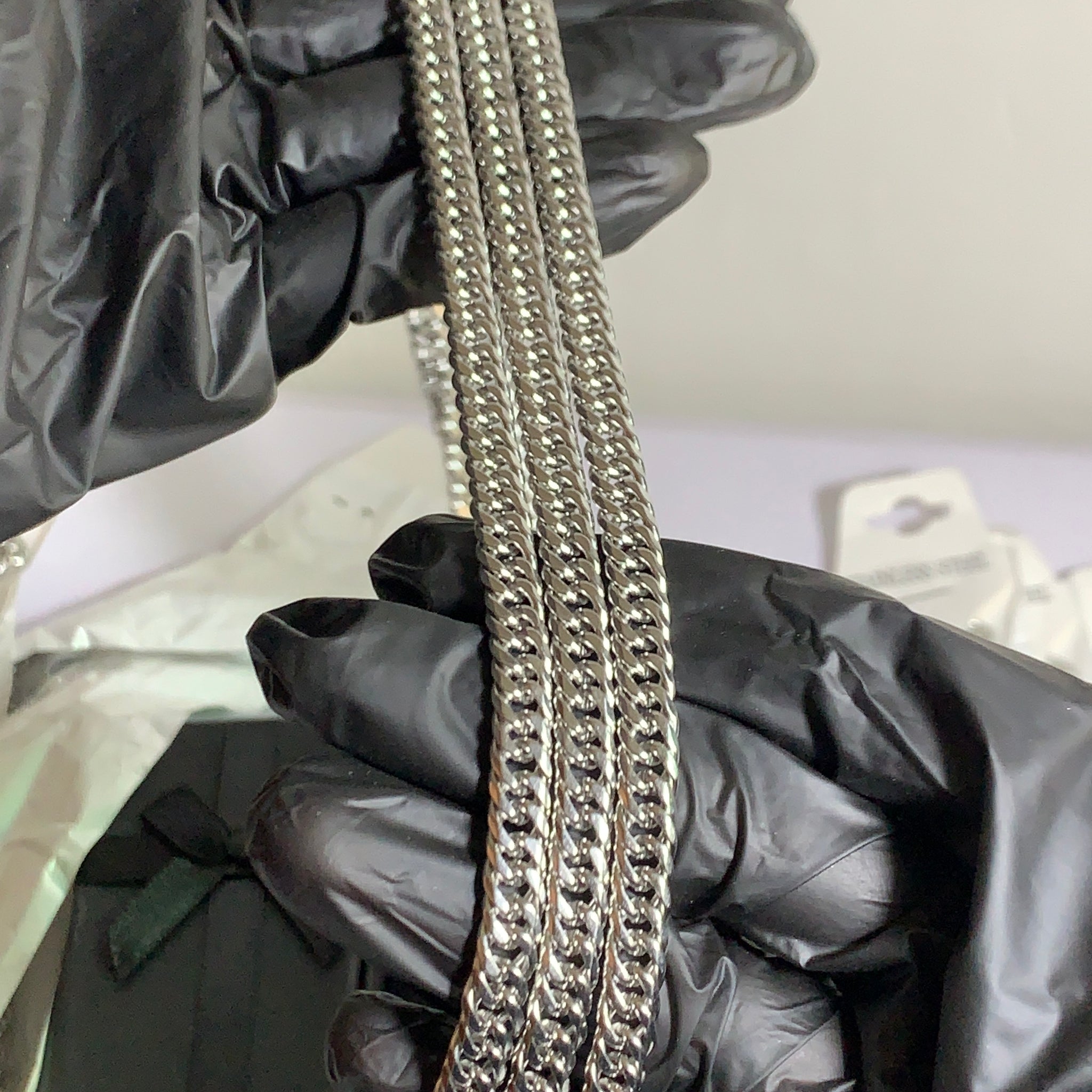 Stainless Steel Cuban Chain With Premium Box