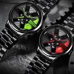 Creative 3D Rim Hub Wheel Car Men Sports Watches